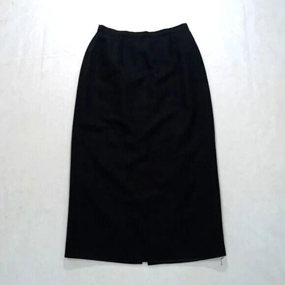 Simon Ellis women's size 10 black lined skirt *